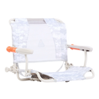 Premium All-Weather Stadium Rock-Cliner - Choice 540 - RoadTrip Rocker Smooth Motion Camp Chair - Snow Camo