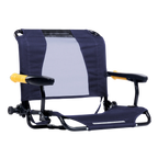 Premium All-Weather Stadium Rock-Cliner - Choice 540 - RoadTrip Rocker Smooth Motion Camp Chair - Rich Blue