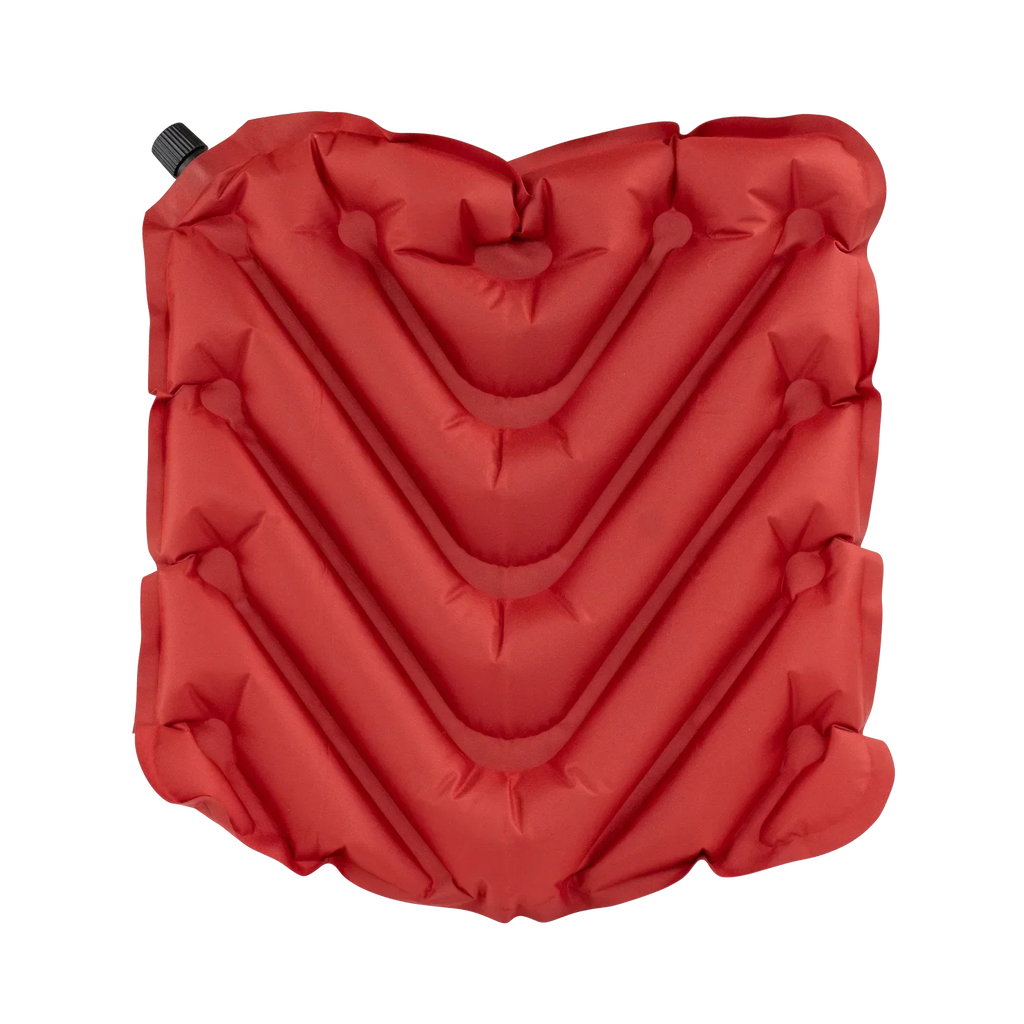 Bleacher-Friendly College V Seat Inflatable Stadium Cushion - USC Trojans - Choice 523 - Grandstand Cushion Seat with Secure Under-Bench Hooks Detail