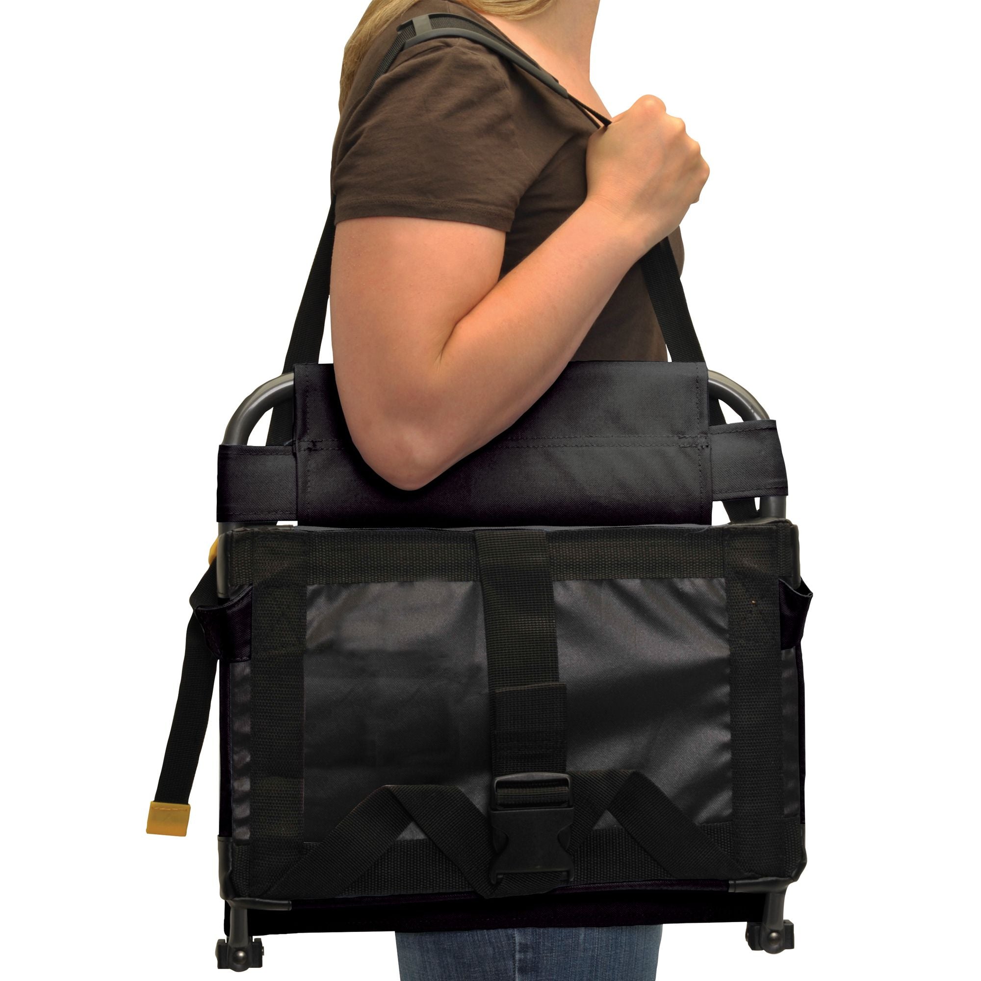Ultra-Lightweight BleacherBack - Choice 696 - Bleacher-Friendly Stadium Chair with Back Support Detail