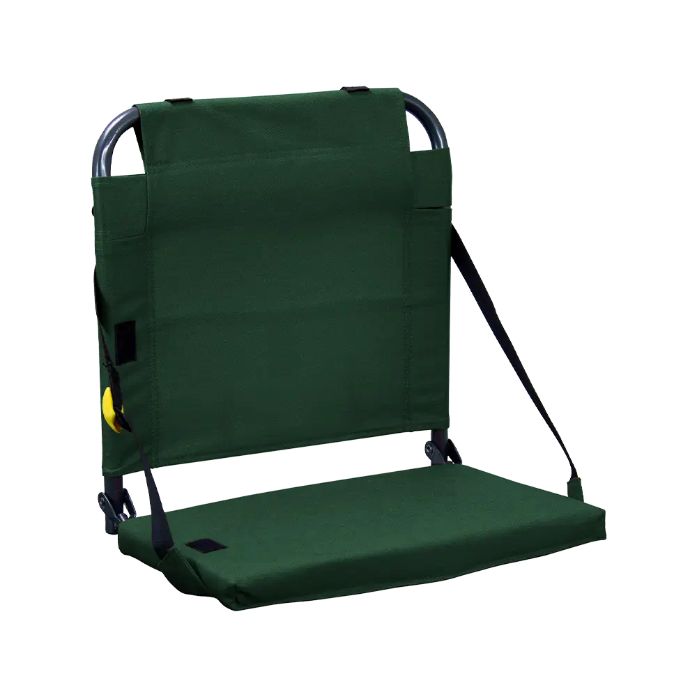 Ultra-Lightweight BleacherBack - Choice 696 - Bleacher-Friendly Stadium Chair with Back Support - Hunter