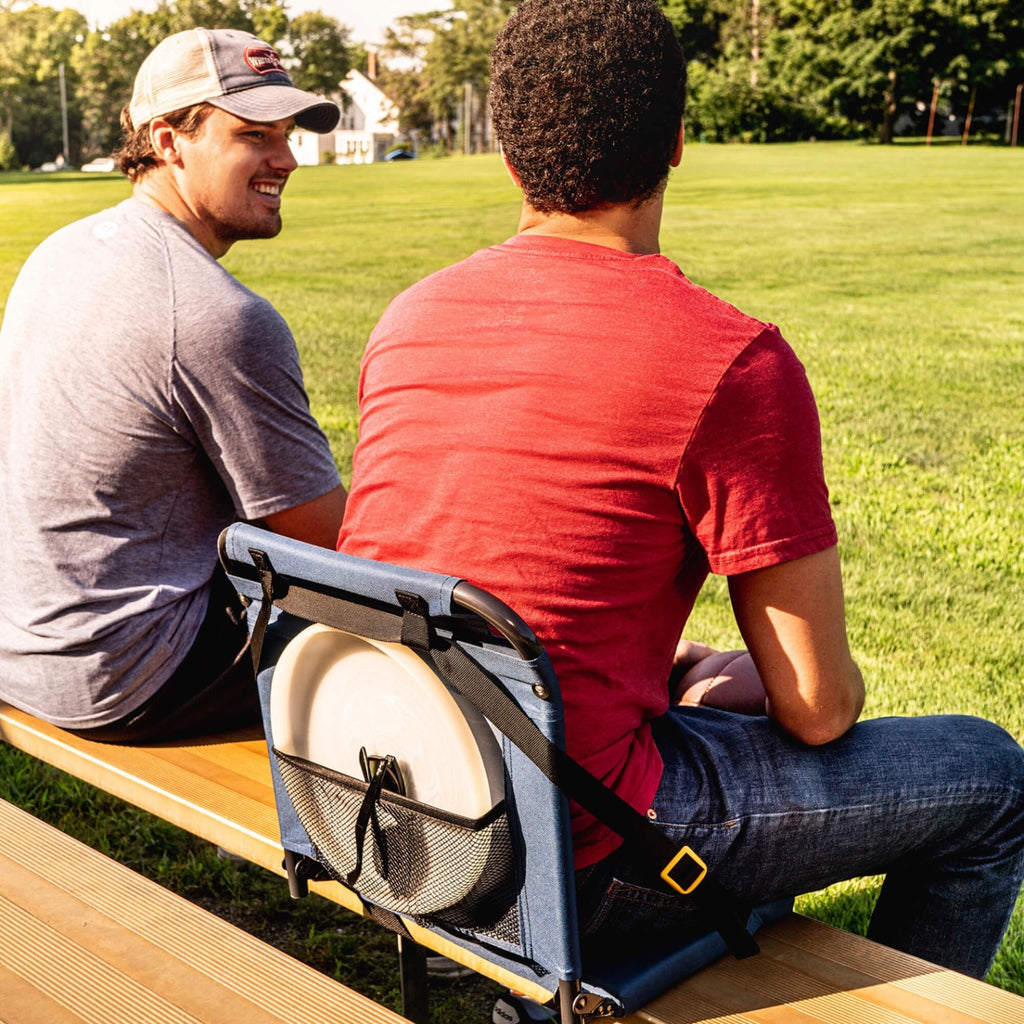 Ultra-Lightweight BleacherBack - Choice 696 - Bleacher-Friendly Stadium Chair with Back Support Detail