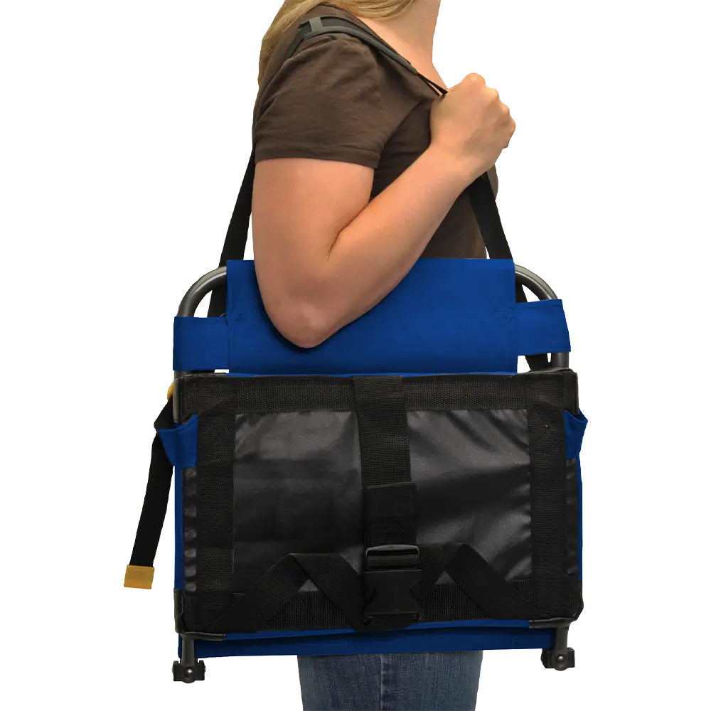 Ultra-Lightweight BleacherBack - Choice 696 - Bleacher-Friendly Stadium Chair with Back Support Detail