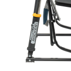 Smooth Motion Freestyle Rocker with Side Table - Choice 853 - Heavy-Duty Kickback Rocker with Beverage Holder Detail