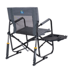 Smooth Motion Freestyle Rocker with Side Table - Choice 853 - Heavy-Duty Kickback Rocker with Beverage Holder Detail