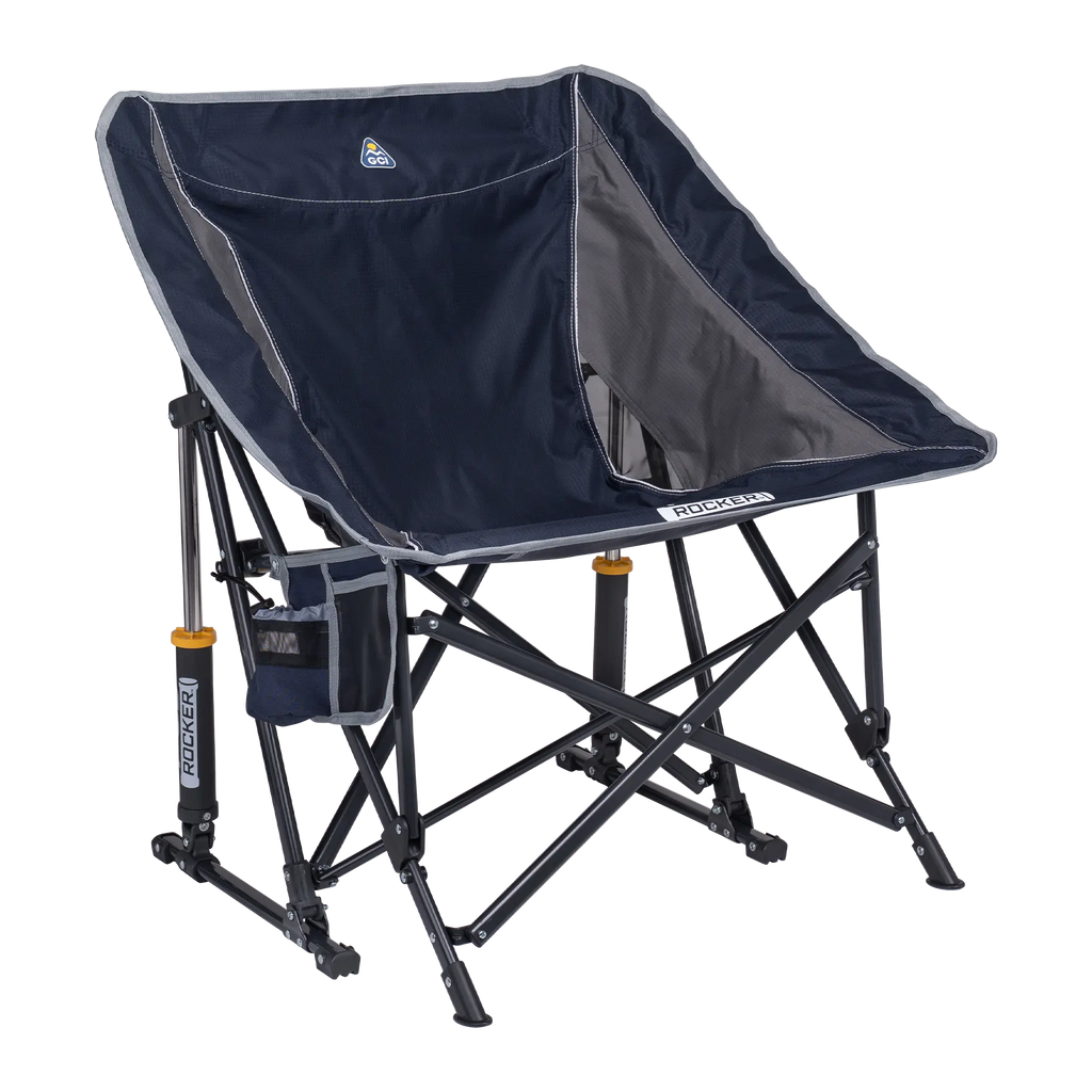 Patented Spring-Action Pod Rocker - Choice 933 - Patented Spring-Action Rocking Chair for Camping - Indigo