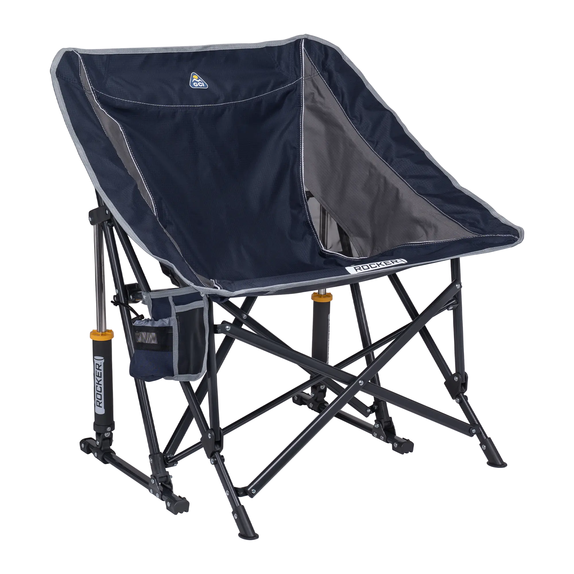 Patented Spring-Action Pod Rocker - Choice 933 - Patented Spring-Action Rocking Chair for Camping - Indigo