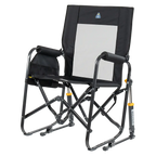 Luxury Camp Stowaway Rocker - Choice 794 - Heavy-Duty Kickback Rocker with Beverage Holder Detail