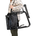 Luxury Camp Stowaway Rocker - Choice 794 - Heavy-Duty Kickback Rocker with Beverage Holder Detail