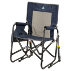 Luxury Camp Stowaway Rocker - Choice 794 - Heavy-Duty Kickback Rocker with Beverage Holder Detail