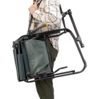 Luxury Camp Stowaway Rocker - Choice 794 - Heavy-Duty Kickback Rocker with Beverage Holder Detail