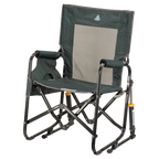Luxury Camp Stowaway Rocker - Choice 794 - Heavy-Duty Kickback Rocker with Beverage Holder Detail