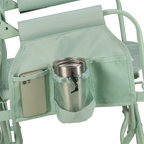 Luxury Camp Stowaway Rocker - Choice 794 - Heavy-Duty Kickback Rocker with Beverage Holder Detail