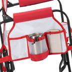 Luxury Camp Stowaway Rocker - Choice 794 - Heavy-Duty Kickback Rocker with Beverage Holder Detail