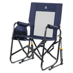Luxury Camp Stowaway Rocker - Choice 794 - Heavy-Duty Kickback Rocker with Beverage Holder Detail