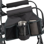 Luxury Camp Stowaway Rocker - Choice 794 - Heavy-Duty Kickback Rocker with Beverage Holder Detail