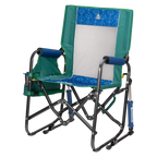 Luxury Camp Stowaway Rocker - Choice 794 - Heavy-Duty Kickback Rocker with Beverage Holder Detail