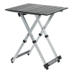Multi-Functional Cook Compact Camp Table 20 - Choice 513 - Master Outdoor Kitchen Station for Tailgating & BBQ - Black Chrome