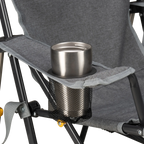 Heavy-Duty Freestyle Kickback Rocker - Choice 345 - Freestyle Rocker Portable Outdoor Folding Chair Detail