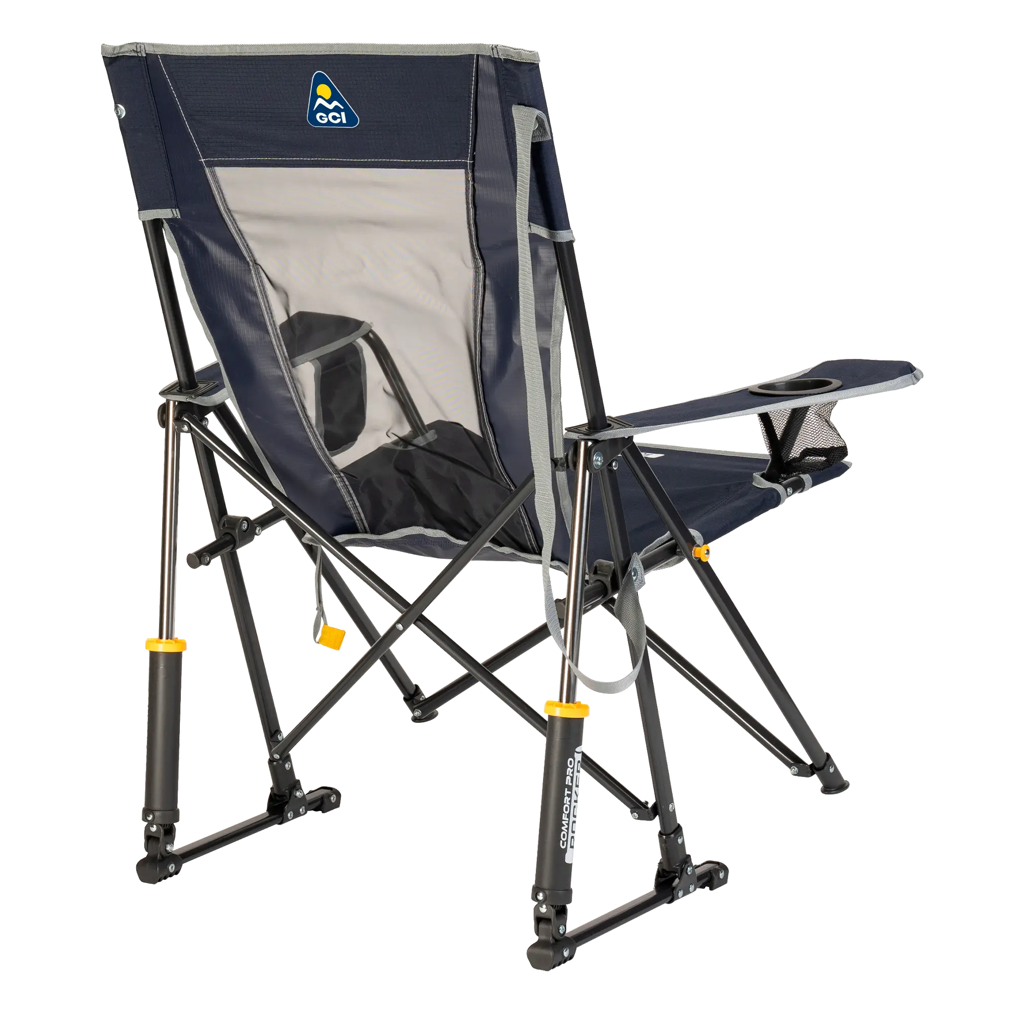 Heavy-Duty Freestyle Comfort Pro Rocker - Choice 375 - Freestyle Rocker Portable Outdoor Folding Chair Detail
