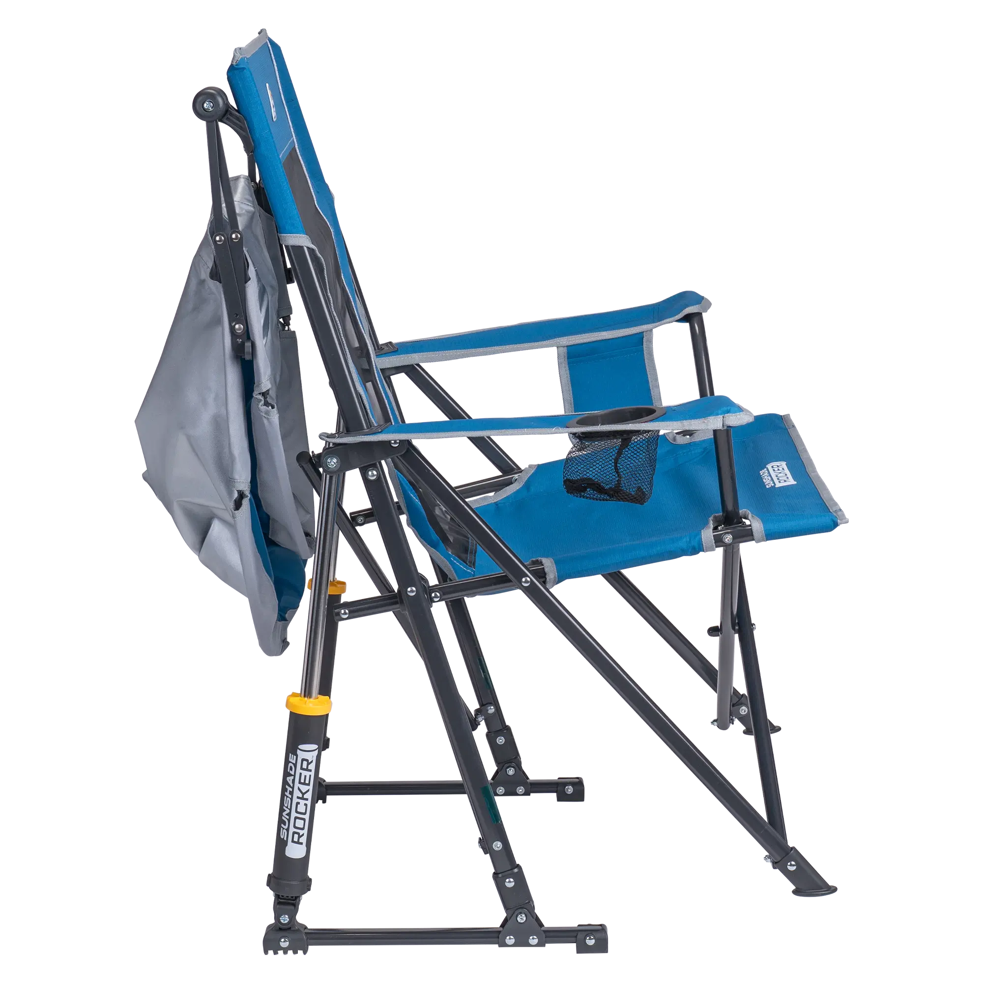 Luxury Camp SunShade Rocker - Choice 550 - Patented Spring-Action Rocking Chair for Camping Detail