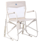 Smooth Motion Freestyle Rocker Elite - Choice 460 - Freestyle Rocker Portable Outdoor Folding Chair - Soft Neutral
