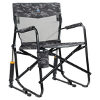 Smooth Motion Freestyle Rocker Elite - Choice 460 - Freestyle Rocker Portable Outdoor Folding Chair - Cool Gray Camo