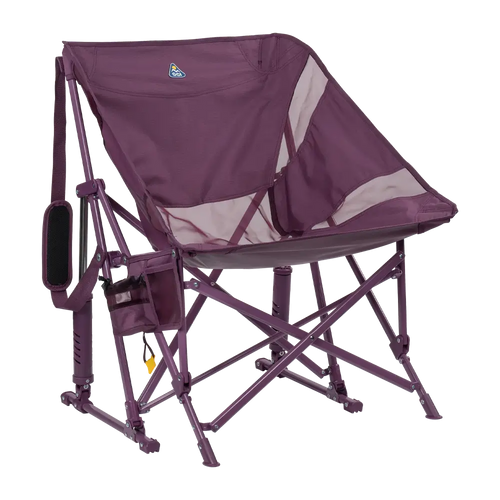 Heavy-Duty Freestyle Pod Rocker Elite - Choice 832 - Heavy-Duty Kickback Rocker with Beverage Holder - Pastel Amethyst
