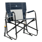 Patented Spring-Action Freestyle Rocker XL - Choice 552 - RoadTrip Rocker Smooth Motion Camp Chair - Indigo