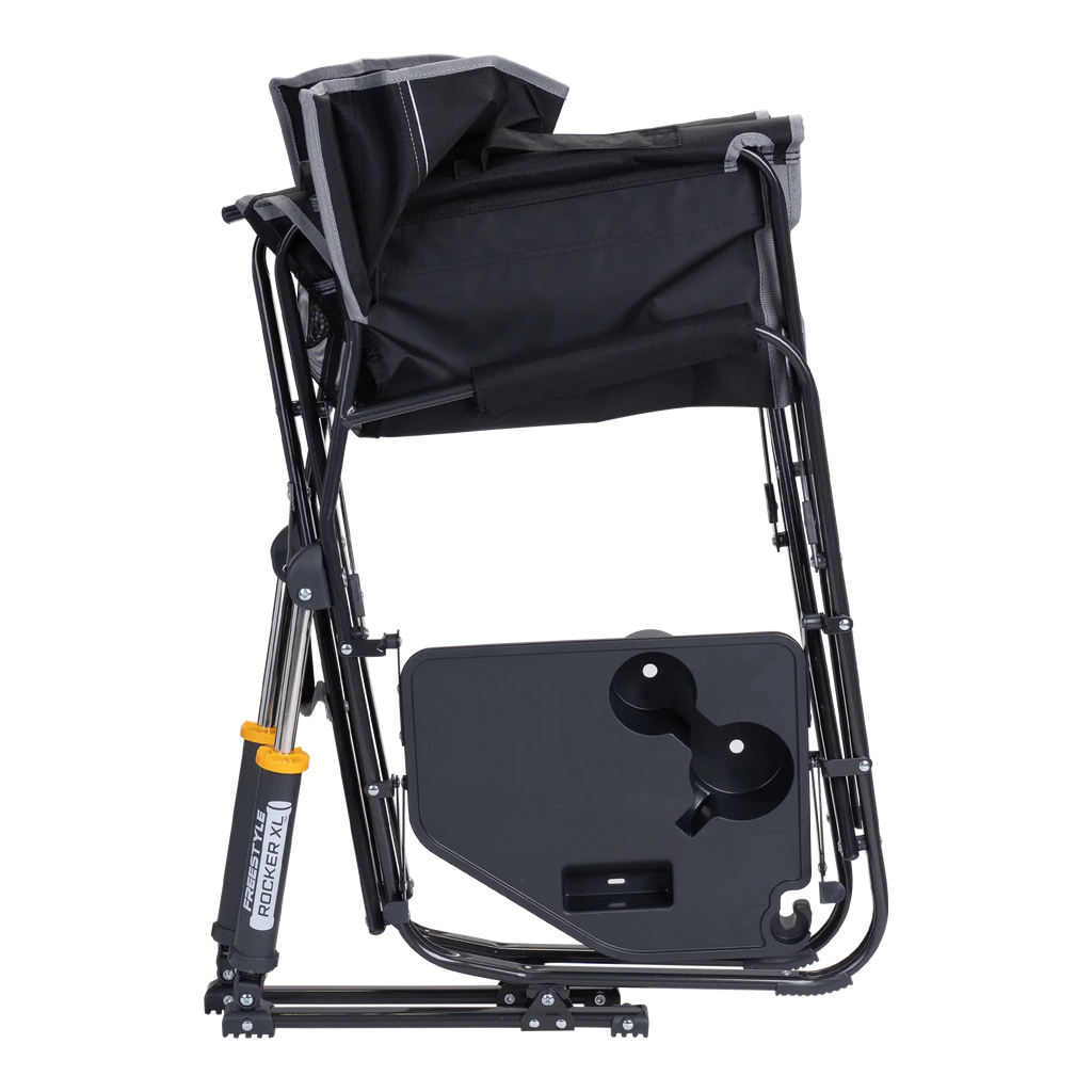 Heavy-Duty Freestyle Freestyle Rocker XL with Side Table - Choice 836 - Heavy-Duty Kickback Rocker with Beverage Holder Detail