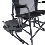 Heavy-Duty Freestyle Freestyle Rocker XL with Side Table - Choice 836 - Heavy-Duty Kickback Rocker with Beverage Holder Detail