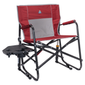 Heavy-Duty Freestyle Freestyle Rocker XL with Side Table - Choice 836 - Heavy-Duty Kickback Rocker with Beverage Holder - Cinnamon