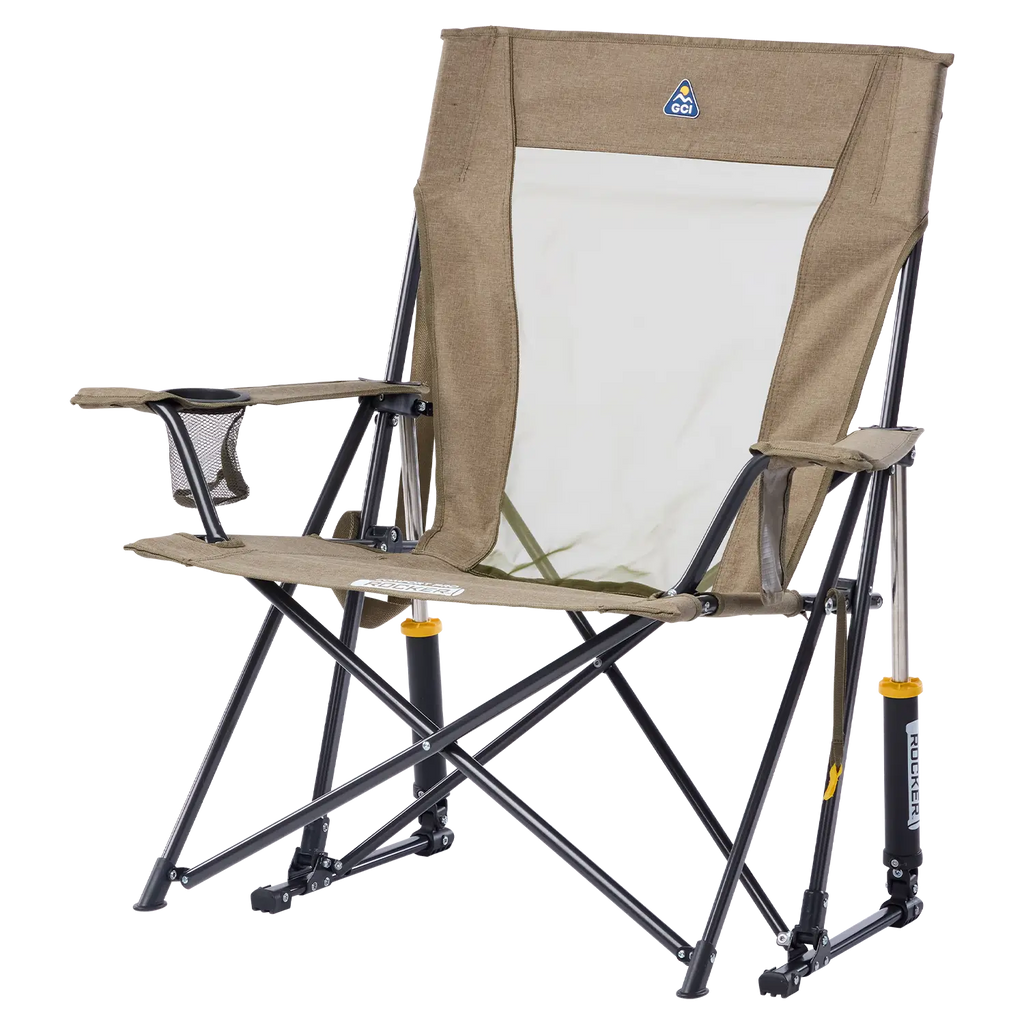 Luxury Camp Comfort Pro Rocker XL - Choice 107 - Patented Spring-Action Rocking Chair for Camping Detail
