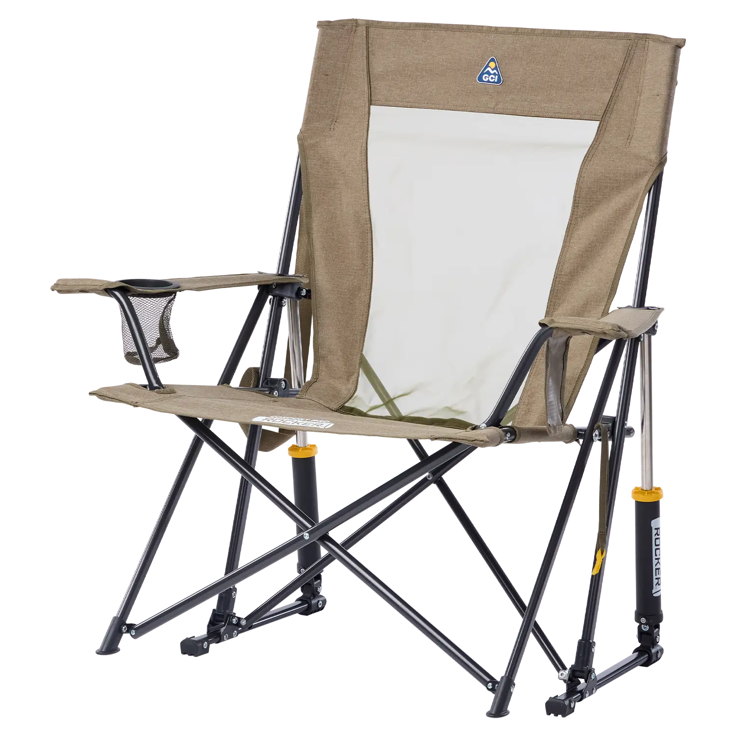 Luxury Camp Comfort Pro Rocker XL - Choice 107 - Patented Spring-Action Rocking Chair for Camping Detail