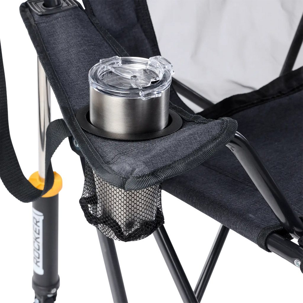 Luxury Camp Comfort Pro Rocker XL - Choice 107 - Patented Spring-Action Rocking Chair for Camping Detail