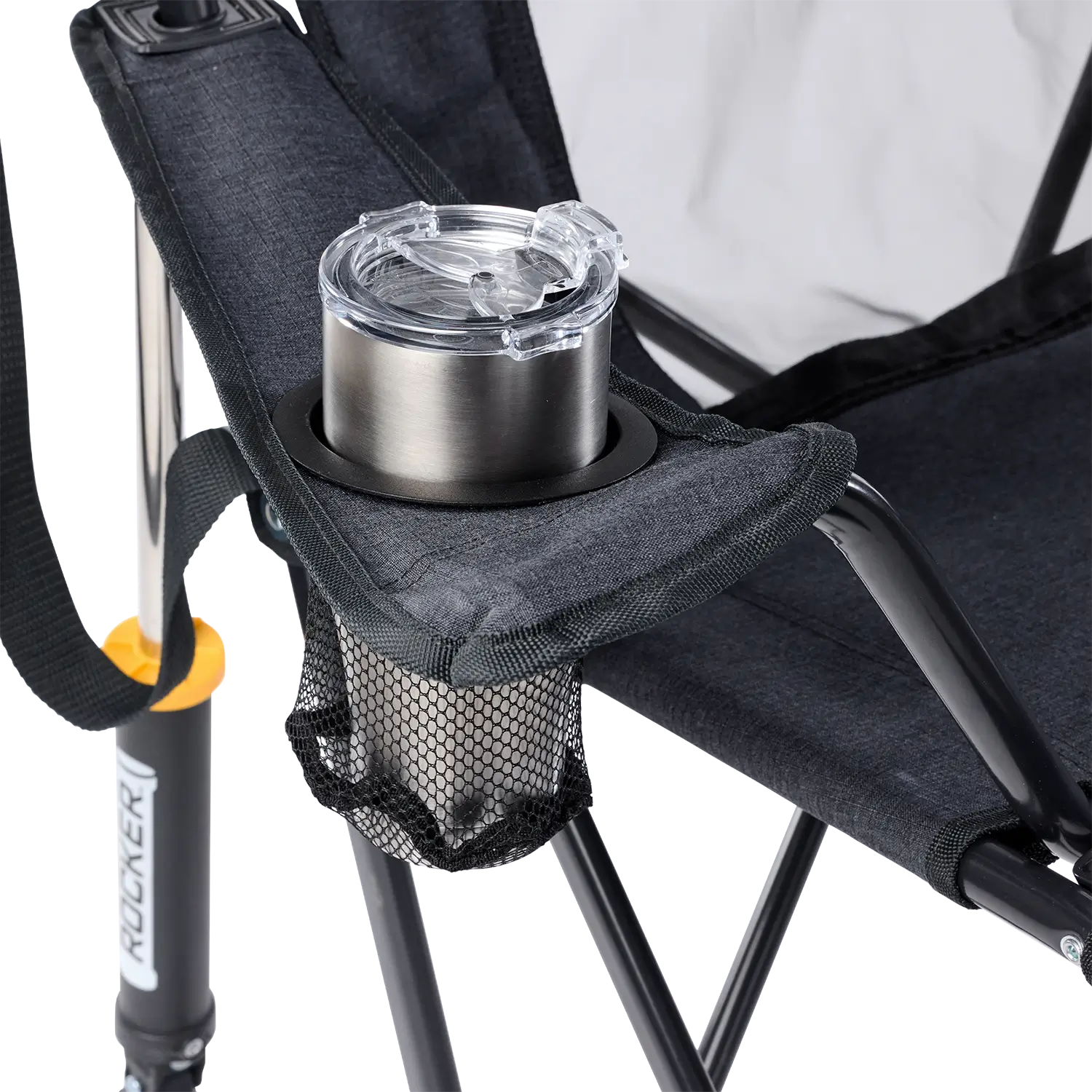 Luxury Camp Comfort Pro Rocker XL - Choice 107 - Patented Spring-Action Rocking Chair for Camping Detail