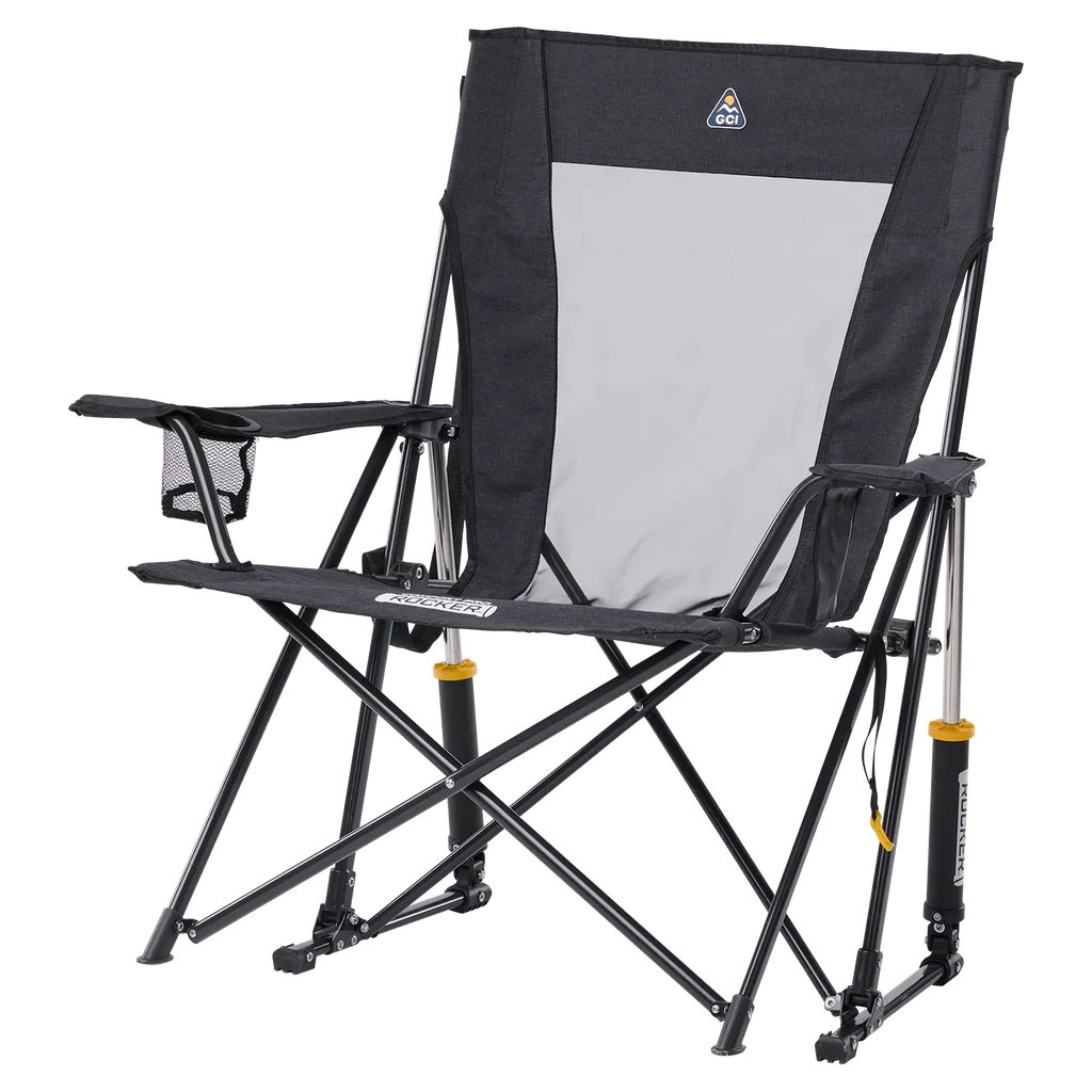 Luxury Camp Comfort Pro Rocker XL - Choice 107 - Patented Spring-Action Rocking Chair for Camping Detail