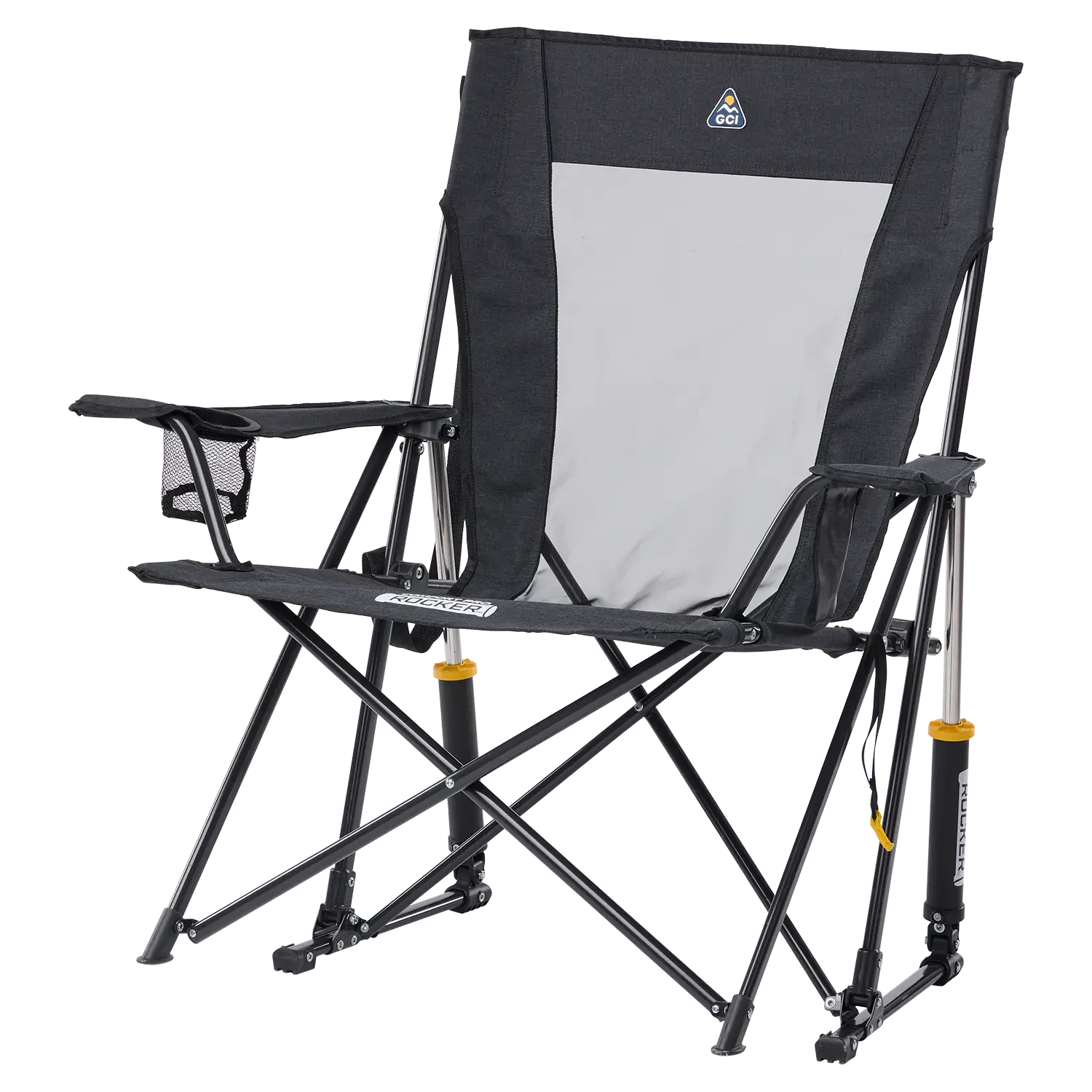 Luxury Camp Comfort Pro Rocker XL - Choice 107 - Patented Spring-Action Rocking Chair for Camping Detail
