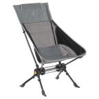 Luxury Camp ComPack Rocker - Choice 980 - RoadTrip Rocker Smooth Motion Camp Chair - Heathered Pewter