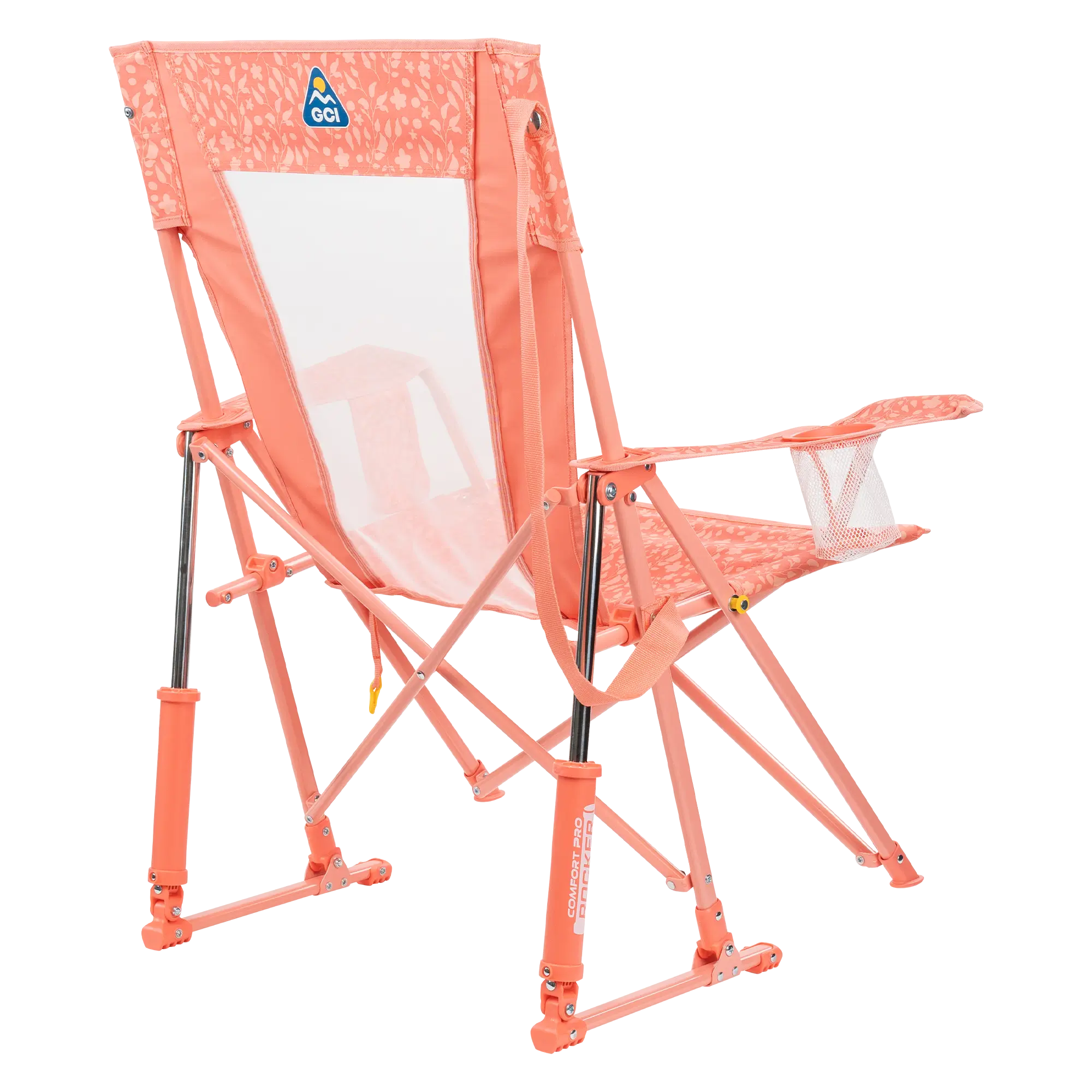 Heavy-Duty Freestyle Comfort Pro Rocker - Choice 375 - Freestyle Rocker Portable Outdoor Folding Chair Detail