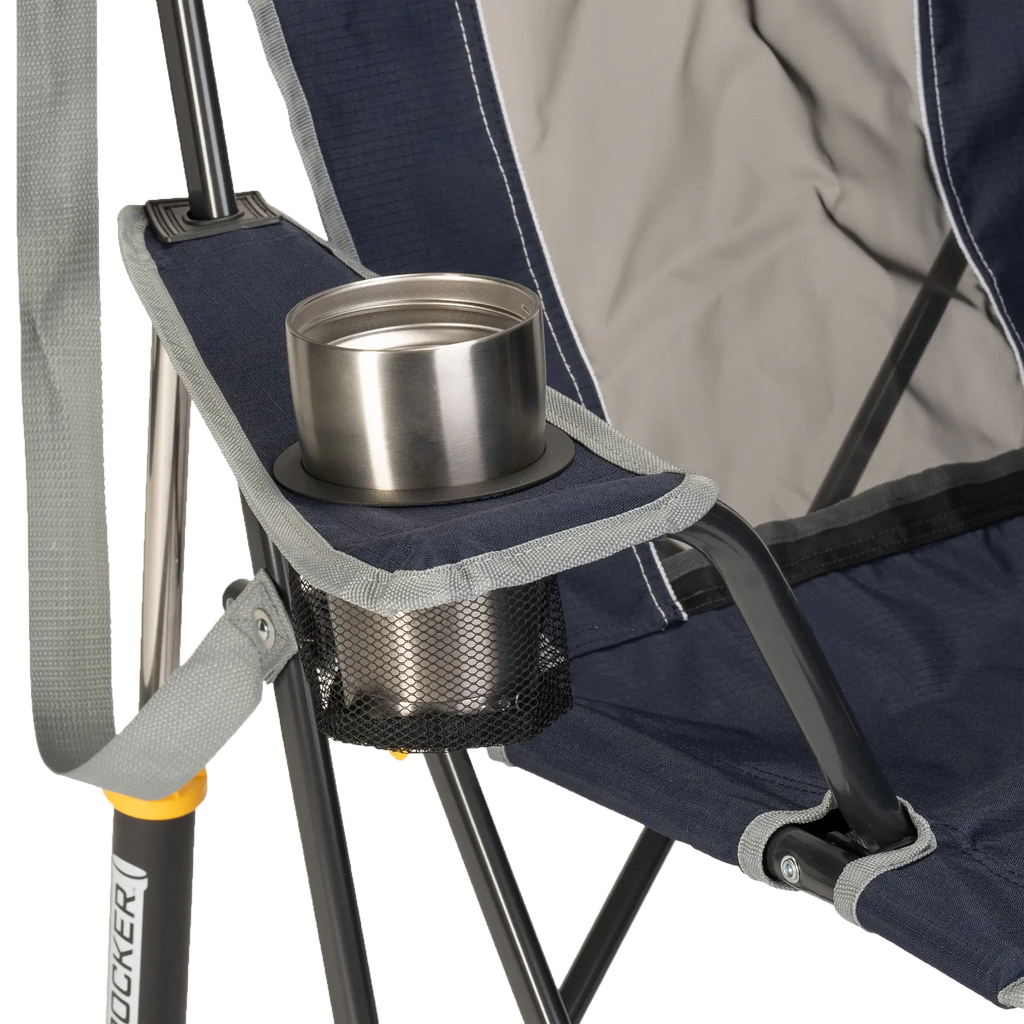 Heavy-Duty Freestyle Comfort Pro Rocker - Choice 375 - Freestyle Rocker Portable Outdoor Folding Chair Detail