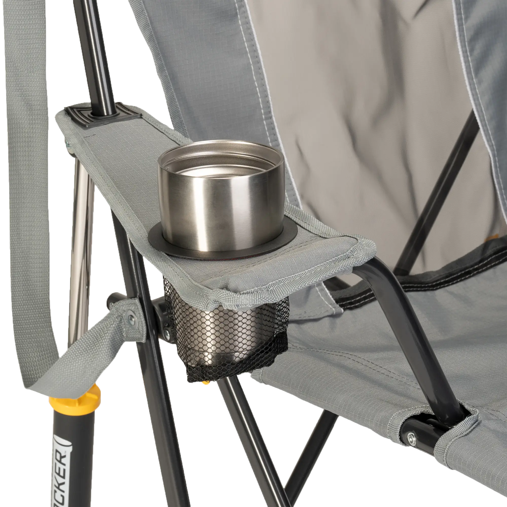 Heavy-Duty Freestyle Comfort Pro Rocker - Choice 375 - Freestyle Rocker Portable Outdoor Folding Chair Detail