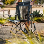 Luxury Camp Comfort Pro Rocker XL - Choice 107 - Patented Spring-Action Rocking Chair for Camping Detail