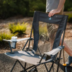 Luxury Camp Comfort Pro Rocker XL - Choice 107 - Patented Spring-Action Rocking Chair for Camping Detail