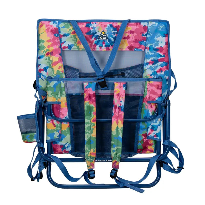 Low-Profile Everywhere Chair 2 - Choice 656 - Multi-Position Outdoor Beach Chair with Pillow Detail