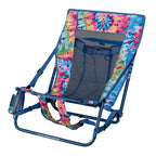 Low-Profile Everywhere Chair 2 - Choice 656 - Multi-Position Outdoor Beach Chair with Pillow Detail
