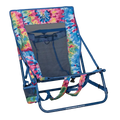 Low-Profile Everywhere Chair 2 - Choice 656 - Multi-Position Outdoor Beach Chair with Pillow - Tie Dye