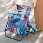 Low-Profile Everywhere Chair 2 - Choice 656 - Multi-Position Outdoor Beach Chair with Pillow Detail