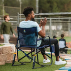 Smooth Motion Freestyle Rocker Elite - Choice 460 - Freestyle Rocker Portable Outdoor Folding Chair Detail