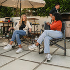Heavy-Duty Freestyle Freestyle Rocker XL with Side Table - Choice 836 - Heavy-Duty Kickback Rocker with Beverage Holder Detail